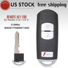 For Mazda 3 Cx-7 Cx-9 Keyless Entry Smart Remote Fob Wazx1t768ske11a03 New Key For Mazda 3 Cx-7 Cx-9 Keyless Entry Smart Remote Fob Wazx1t768ske11a03 New Key