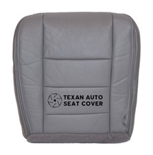 For 2004 2005 Ford Excursion Limited Xlt Driver Bottom Leather Seat Cover Gray For 2004 2005 Ford Excursion Limited Xlt Driver Bottom Leather Seat Cover Gray