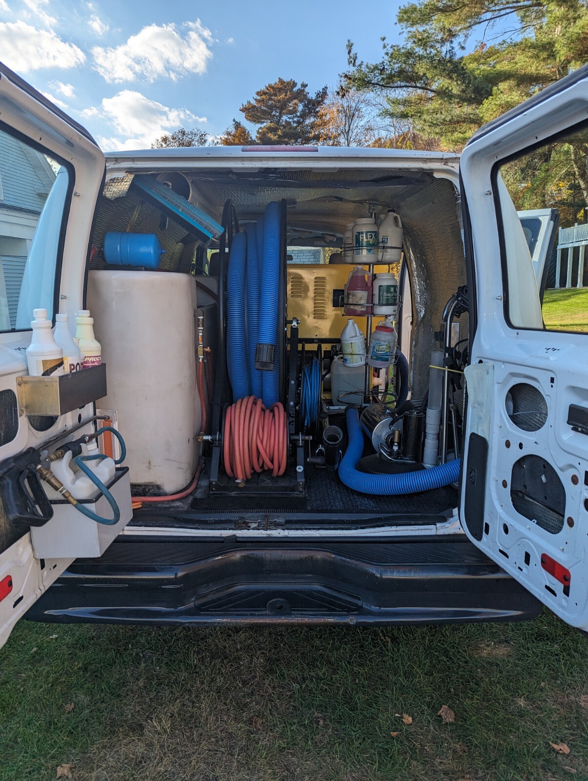 truck mount carpet cleaning van used eBay