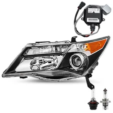For 2007-2013 Acura MDX Headlights HID Left Side Headlight w/o Adaptive W/Bulbs