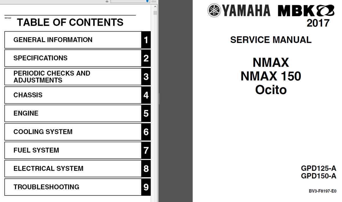 ヤマハ　NMAX エヌマックス　サービスマニュアル　GPD150-Ａ　オーナー ヤマハ NMAX エヌマックス サービスマニュアル GPD150-A オーナー