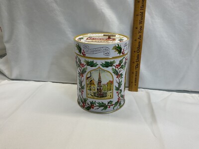 VTG 1999 Lambertz Germany Iced Gingerbread Musical Christmas Cookie Tin
