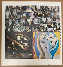 DEREK AND THE DOMINOS Layle 2011 US PROMO Uncut PRINTERS PROOF Artwork For LP