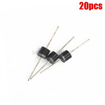 20Pcs Diode 6A10 6 Amp 1000V 6A 1Kv Axial Rectifier Ic New ni