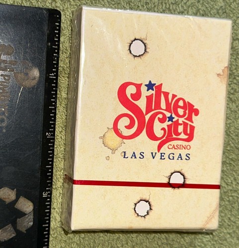 Vintage Silver City Casino Las Vegas Nevada versiegelte Spielkarten - Bild 7 von 8