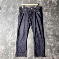 BIG STAR Mens Jeans Size 36 Navy Blue Denim Straight Casual