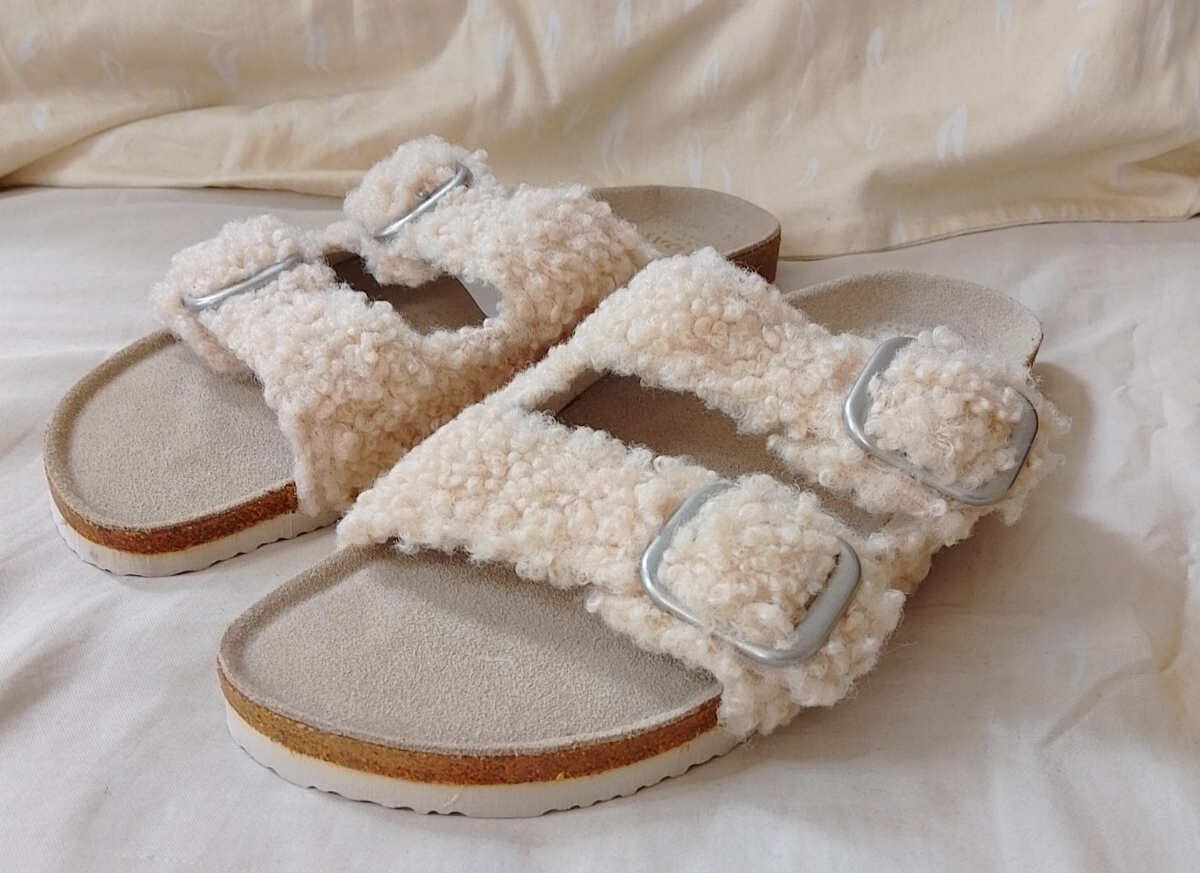 Shearling John Lewis Ladies Mule Slippers John Lewis Anyday Size