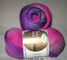 (69,00€/kg) 100 gr RELLANA Sockenwolle 4-fach / 4-fädig  KOLIBRI mit Farbverlauf