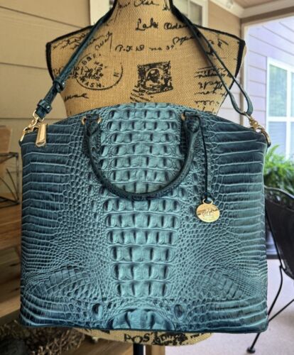 Brahmin Large Duxbury Bottle Blue Ombré Melbourne Satchel 🩵🩵🩵NWOT🩵🩵🩵