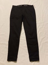 New Khakis by Gap Chino Skinny flint grey Pants Women's size 8 shortened