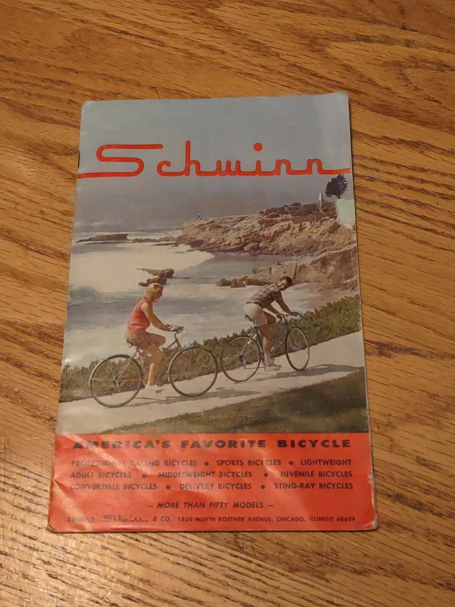 SCHWINN STINGRAY MIDDLEWEIGHT ROAD BIKES ACCESSORIES BOOK 1965