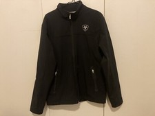 Ariat Mens medium Black  Silver outdoor 2.0 casual embroidered Jacket