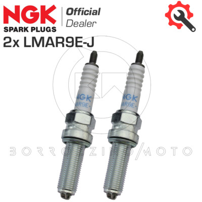 PAAR ZÜNDKERZEN LMAR9E-J ORIGINAL NGK FÜR YAMAHA MT10 1000 2016-2021