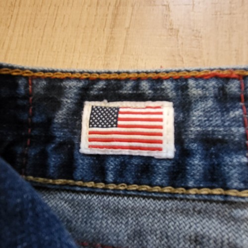 True Religion Vintage Men's World Tour Bobby Jeans 29x34 Made in USA - Picture 10 of 19