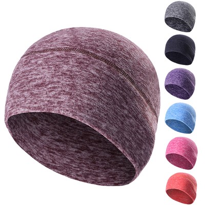 Women Purple+dark Orange 3-Pack Winter Beanie Hats Fleece Lined Warm SkullCaps 4 Pack Beanie Hats for Women Fleece Lined Winter Hats Soft  main image 3