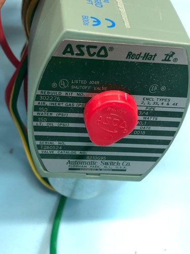 ASCO Red Hat Shutoff Valve 302276, MP-C-080, 238610-058D, RPLS 8210D95, 151020 - Picture 6 of 15