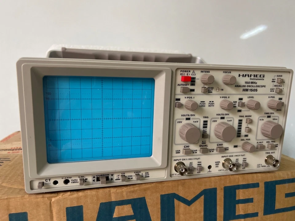 Osciloscopio analógico HAMEG instruments HM 1505 / HM1505 150Mhz Foto 2 de 4