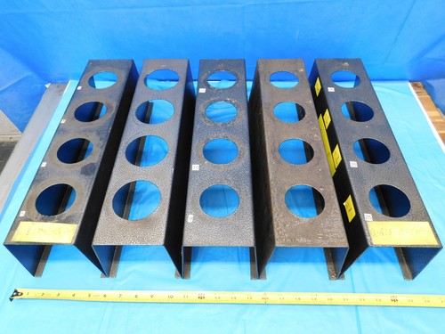 5PC LOT 40 / 45 TAPER CNC TOOL HOLDER STORAGE SHELF TOOLING TRAYS CAT40 NMTB40