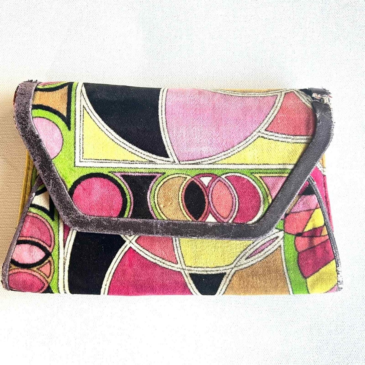 Vintage 70s Emilio Pucci by Jana small clutch envelope