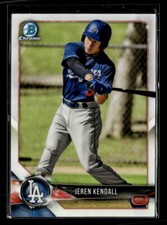 2018 Bowman Draft #BDC-116 Jeren Kendall Chrome Refractors card