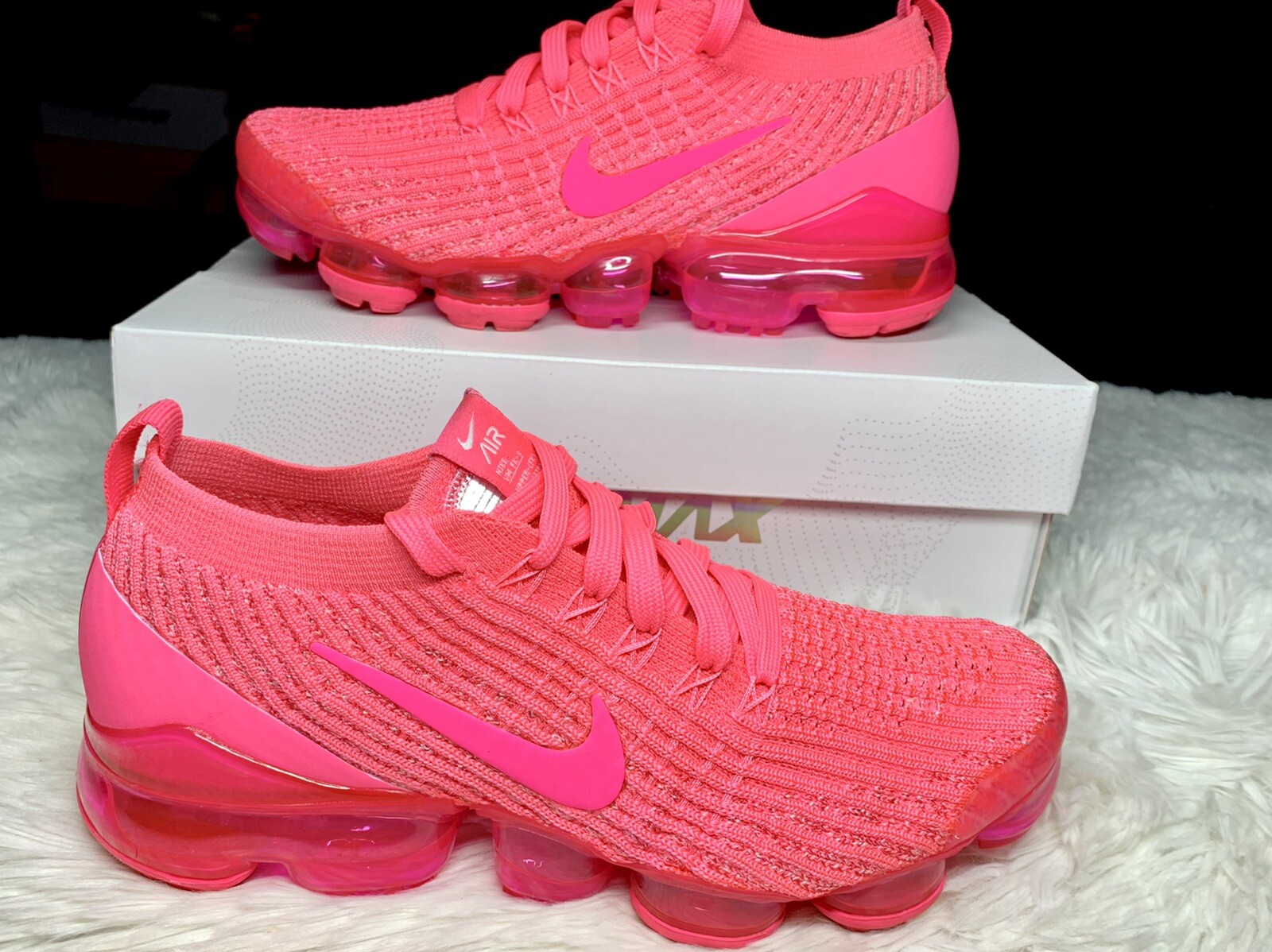 NIKE AIR VAPORMAX FLYKNIT 3 TRIPLE DIGITAL HYPER INFRARED Women 7 eBay