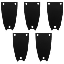5pcs Metal Truss Rod Cover: Bell Shape Plate For Electric Guitar And Bass -