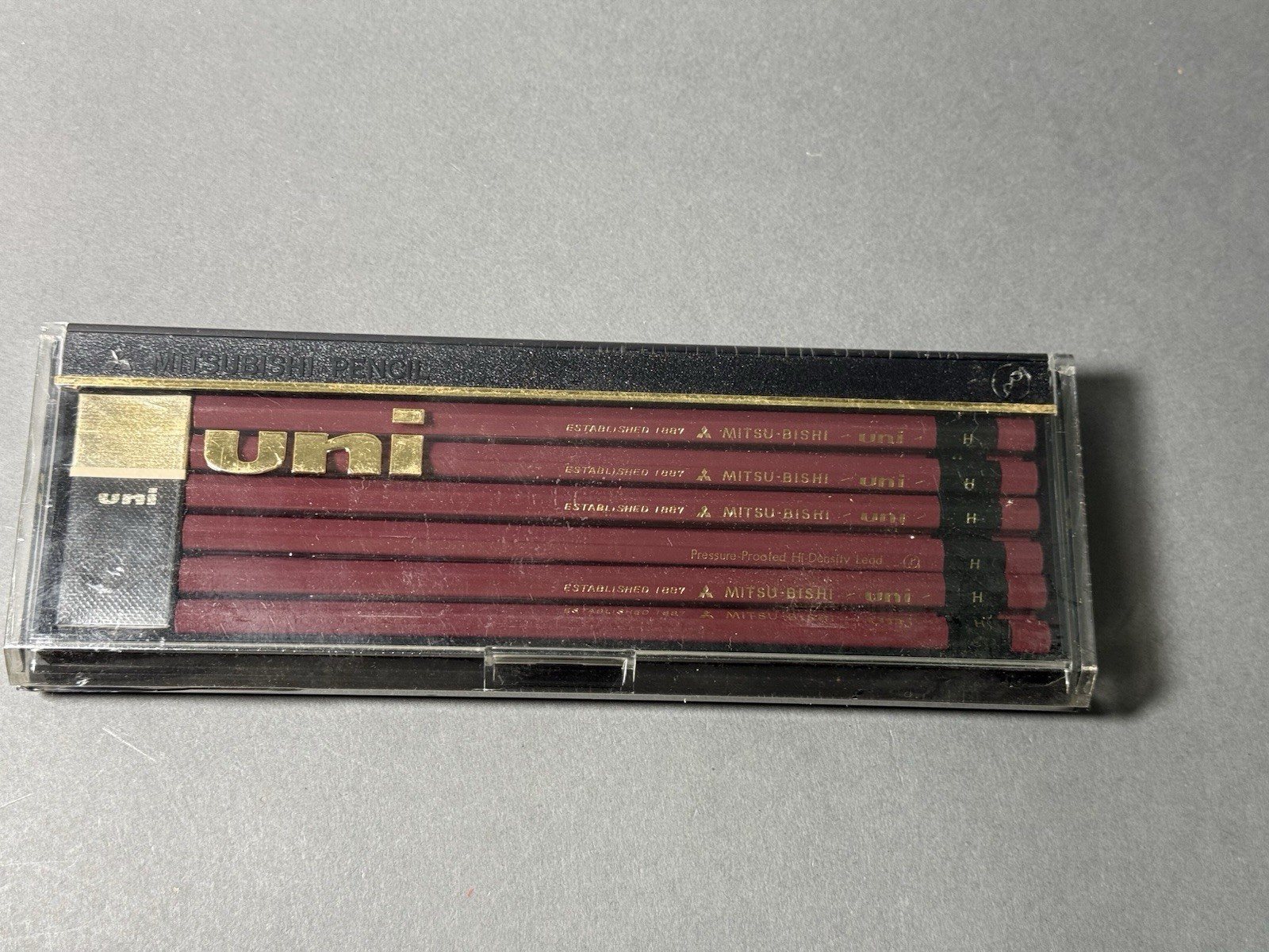 Mitsubishi Uni H With Eraser Nos Jis