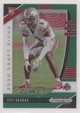 2020 Panini Prizm Draft Picks Rookies Green Jeff Okudah #152 lw9