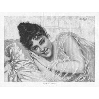 TITO CONTE Dolce Far Niente - Antiker Druck 1892
