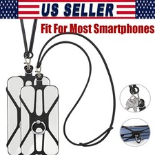 2In1 Cell Phone Lanyards With Adjustable Strap Universal Neck Phone Holder Lot