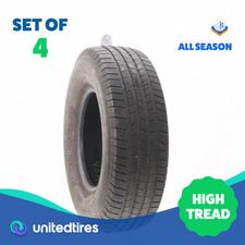 Set Of 4 Used Lt 26575r16 Michelin Defender Ltx Ms - 10.5-12.532 1aczg