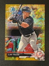 Clint Frazier 2017 Bowman Chrome Gold Shimmer Refractor /50 Yankees