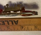 Steam Train Locomotive Engine Vintage HICKOK LARGE Tie Bar Clip — photo 4