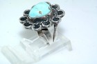 Vtg CSC Canyon Silver Company Handcrafted Turquoise Sterling Silver Ring sz 5 — photo 2