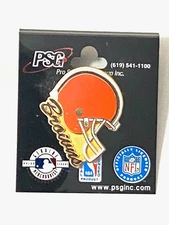 Cleveland Browns Vintage NFL Late '90s NOS "Script Browns" Helmet Lapel Pin