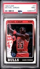 123667474 Michael Jordan 1988 Fleer #17 PSA 9