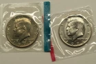1972 P & D Uncirculated Kennedy Half Dollars in Mint Cello, Free Shipping