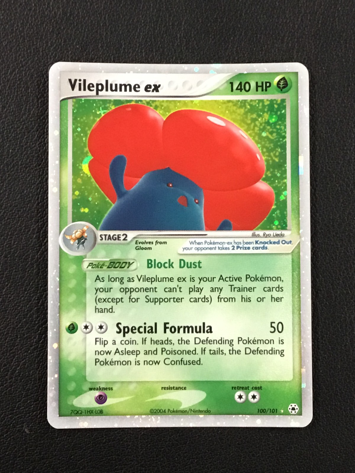 Pokemon TCG EX Hidden Legends #100/107 Vileplume EX NM