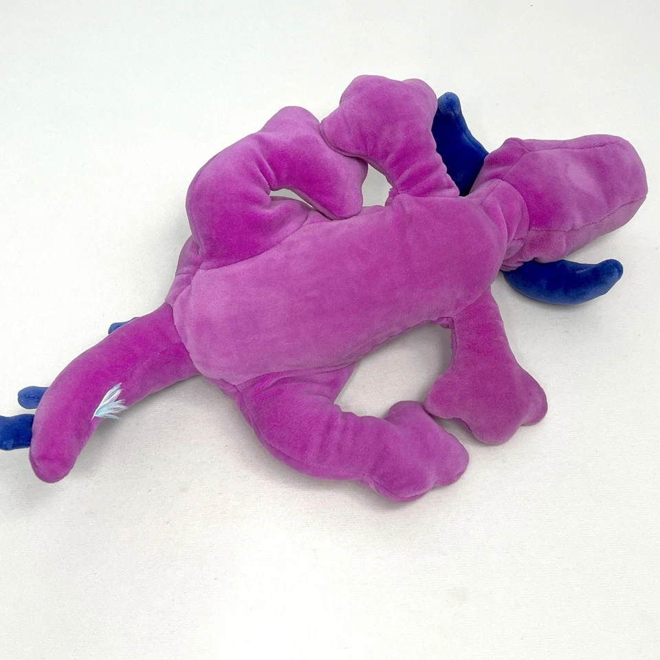 Manhattan Toy Company Hester Dragon Plush Purple Stuffed Animal Soft 14” - Image 3 of 4