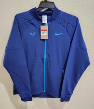 Nike Dri-FIT Rafa Nadal Tennis Jacket Men  s Size Large Blue DV2885-492 105 NWT