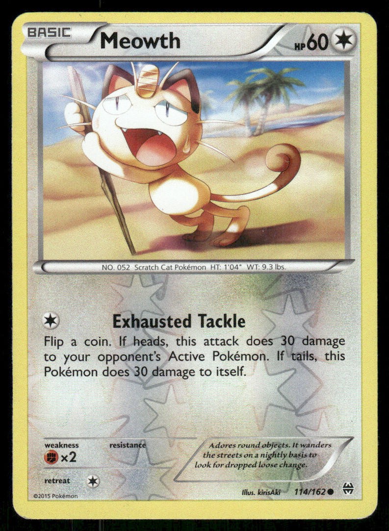 XY - BREAKthrough #114/162 Meowth