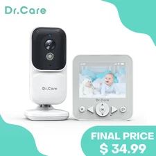 Dr.Care Video Baby Monitor 2.8” Display Night Vision No-wifi Camera 1000ft Rang