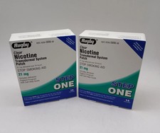 Rugby Clear Nicotine Patches Transdermal System – Smoking Quitting Aid | 2 Pack