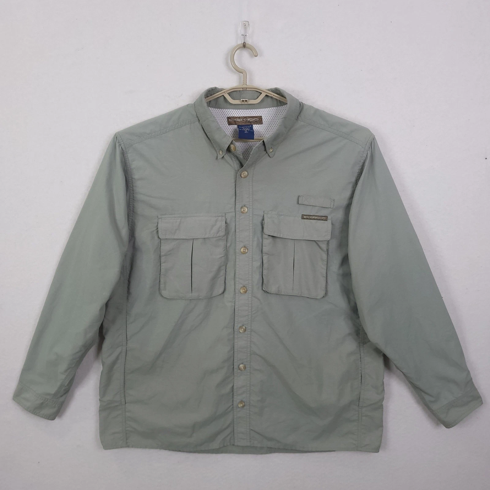 ExOfficio Adventure Shirt Mens XL Sage Green Long Sleeve Hiking Fishing Utility
Opens in a new windo