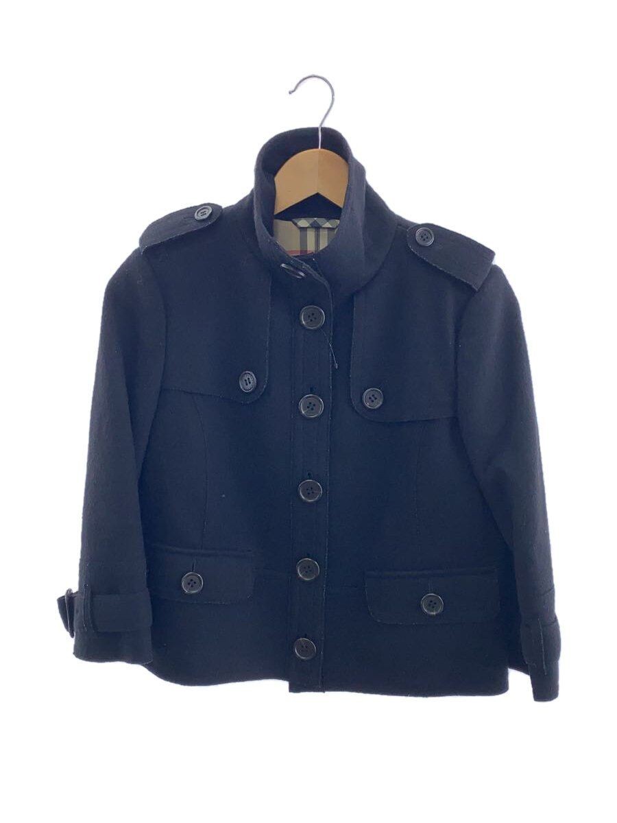 BURBERRY LONDON altra giacca 38 lana nera tinta unita FC026 836 09 usata