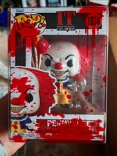 Funko Pop Pennywise With Balloons 1834 IT - with blood splatter protector New