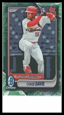 2024 Bowman #BCP-150 Chase Davis Chrome Prospects Lunar Glow Refractors