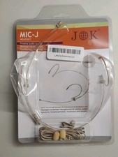 J K Professional Headset Headworn Earhook Microphone MIC-J 071S, Hirose 4pin