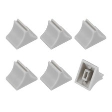 6pcs Mixer Slider Fader Knobs Potentiometer Caps Fit Hole 1.5x4mm Grey