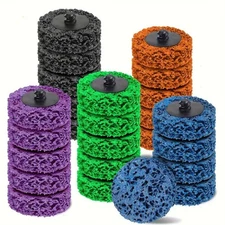 Surface Prep Tools with 5 Grits (Blue/Green/Orange/Purple/Black), Rust & Ox